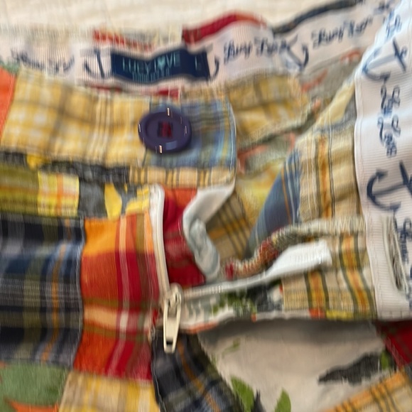 Lucy love shorts EUC patchwork. Cute 💕 (juniors large) - Picture 3 of 6